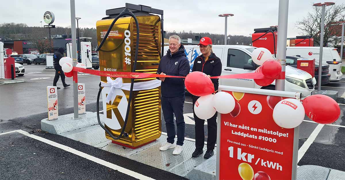 Circle K Inviger Laddplats Som ÖMAB Anlagt 3